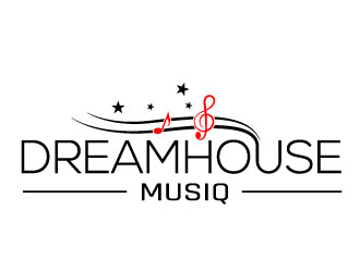 DreamHouse Musiq logo design by MonkDesign