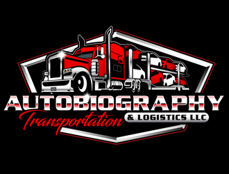Autobiography transportation & logistics LLC  logo design by DreamLogoDesign
