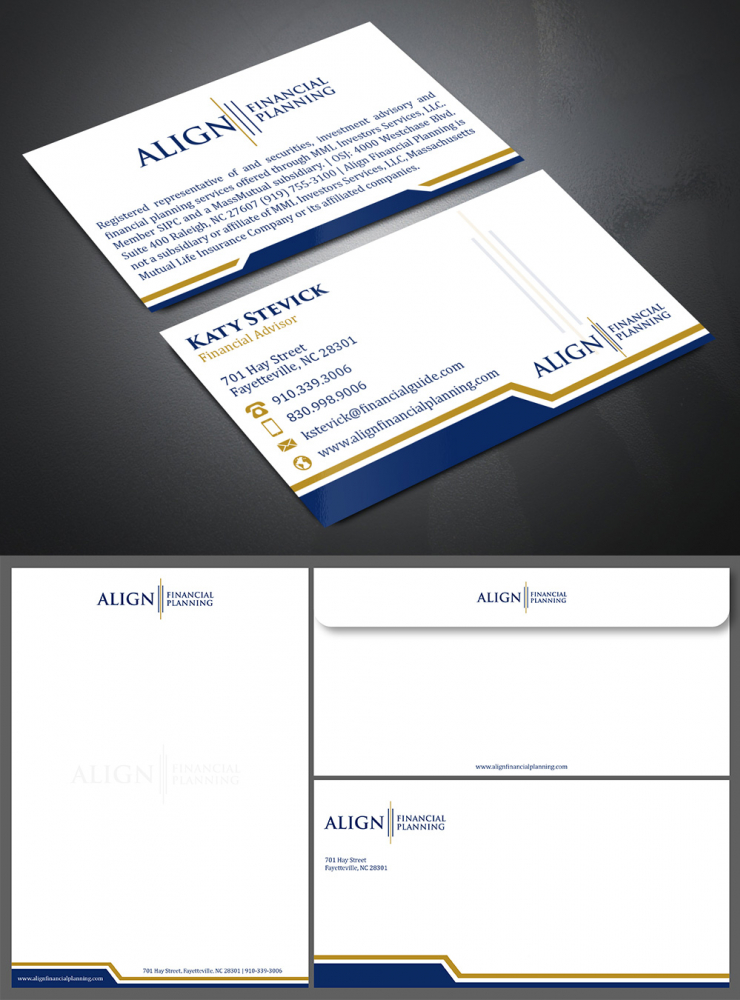 Align Financial Planning logo design by Gelotine