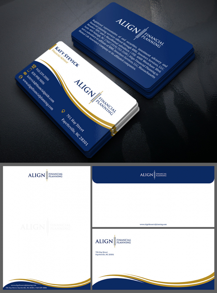 Align Financial Planning logo design by Gelotine