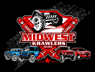 Midwest Krawlers logo design by DreamLogoDesign