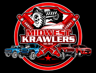 Midwest Krawlers logo design by DreamLogoDesign