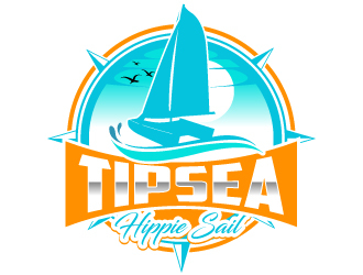 Tipsea Hippie Sail logo design by uttam