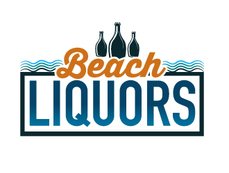 Beach Liquors logo design by LucidSketch