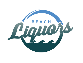 Beach Liquors logo design by M J