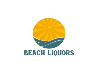 Beach Liquors logo design by Greenlight