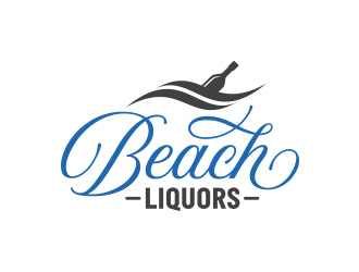 Beach Liquors logo design by eddesignswork