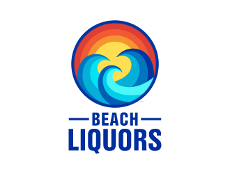 Beach Liquors logo design by Andri