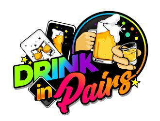 DRINK IN PAIRS logo design by veron
