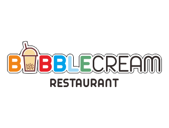 Bubble Cream Restaurant logo design by Greenlight