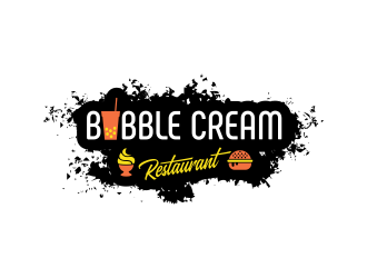 Bubble Cream Restaurant logo design by ngattboy