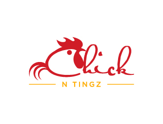 Chicken N Wingz N Tingz logo design by wongndeso
