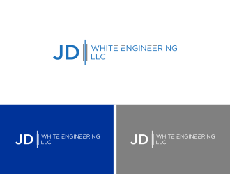 JD White Engineering LLC logo design by domerouz