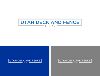 Utah Deck and Fence, LLC logo design by domerouz