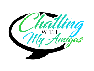 Chatting with My Amigas logo design by Gwerth