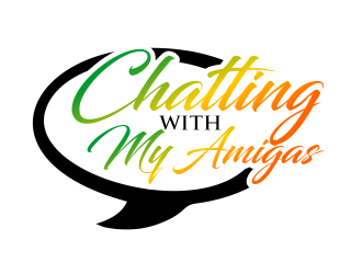 Chatting with My Amigas logo design by Gwerth