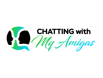 Chatting with My Amigas logo design by Gwerth