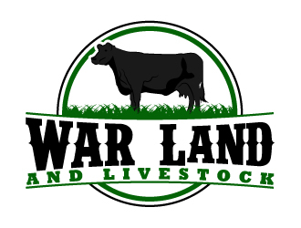 WAR Land And Livestock  logo design by karjen