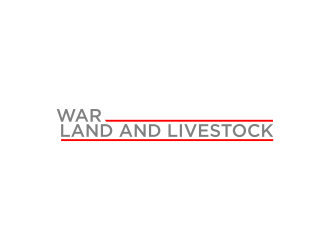 WAR Land And Livestock  logo design by bomie