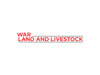 WAR Land And Livestock  logo design by bomie