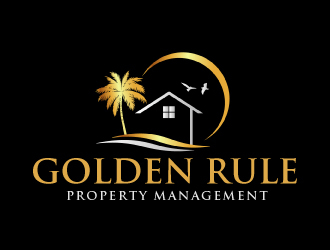 Golden Rule Property Managment logo design by ElonStark