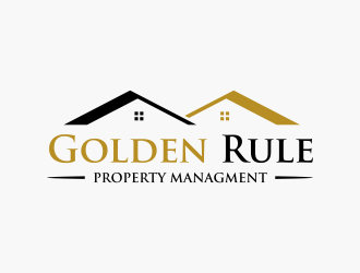 Golden Rule Property Managment logo design by GassPoll