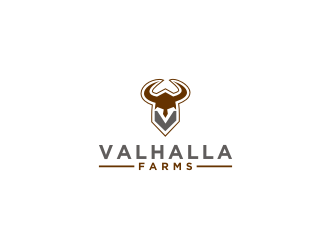 Valhalla Farms logo design by Artomoro