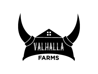 Valhalla Farms logo design by twomindz