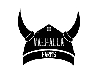 Valhalla Farms logo design by twomindz