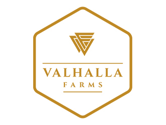 Valhalla Farms logo design by planoLOGO