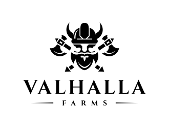 Valhalla Farms logo design by Galfine
