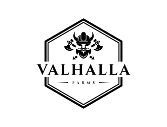 Valhalla Farms logo design by Galfine