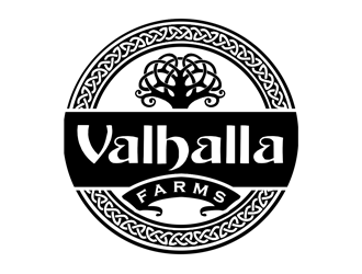 Valhalla Farms logo design by kunejo