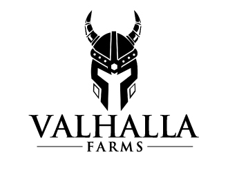 Valhalla Farms logo design by ElonStark