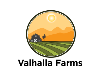 Valhalla Farms logo design by Greenlight