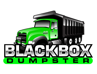 Black Box Dumpster logo design by ElonStark