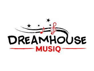 DreamHouse Musiq logo design by MonkDesign