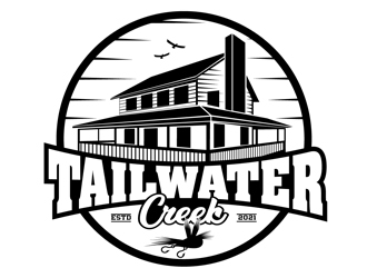 Tailwater Creek logo design by DreamLogoDesign