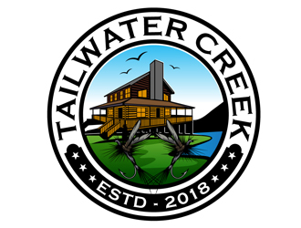 Tailwater Creek logo design by DreamLogoDesign
