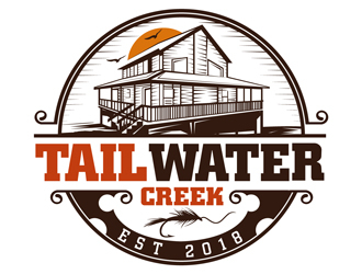 Tailwater Creek logo design by DreamLogoDesign