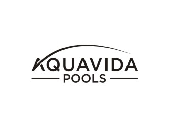 AquaVida Pools logo design by bombers