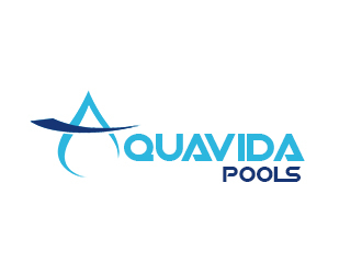 AquaVida Pools logo design by bougalla005