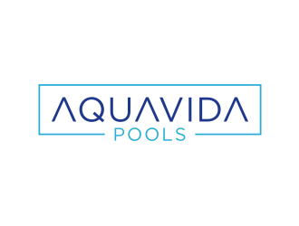 AquaVida Pools logo design by KQ5