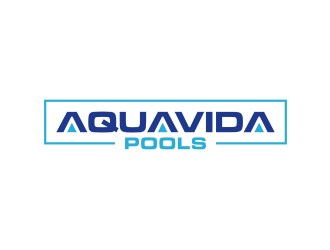AquaVida Pools logo design by KQ5