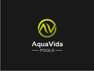 AquaVida Pools logo design by Susanti