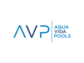 AquaVida Pools logo design by aflah