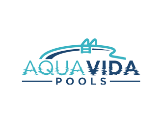 AquaVida Pools logo design by Rizqy