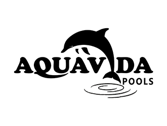 AquaVida Pools logo design by manu.kollam