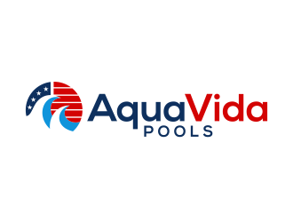 AquaVida Pools logo design by ingepro