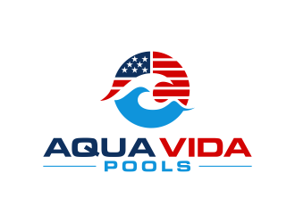 AquaVida Pools logo design by ingepro